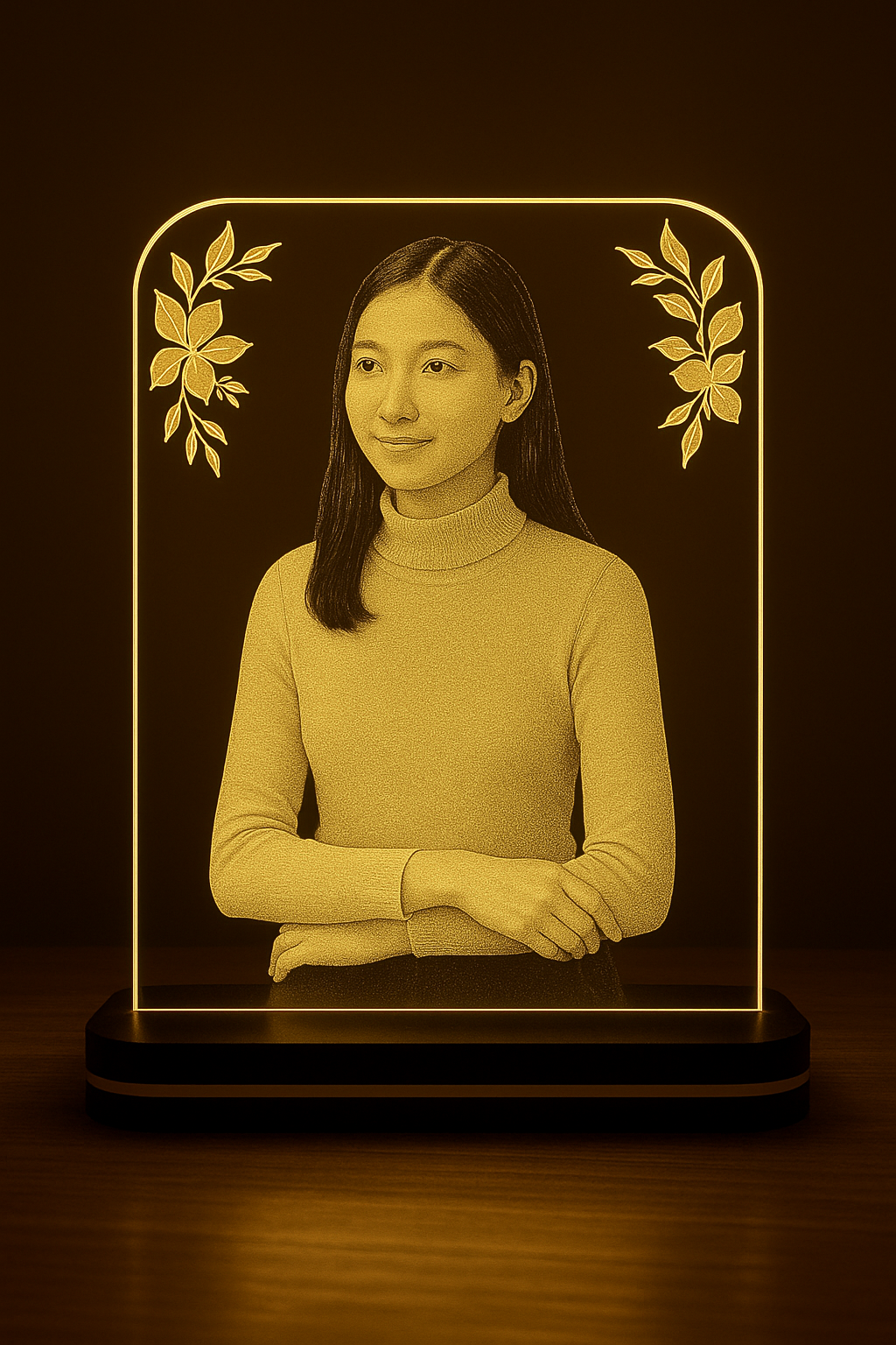 Personalized LED Acrylic Photo Frame (Your Memories in Light)