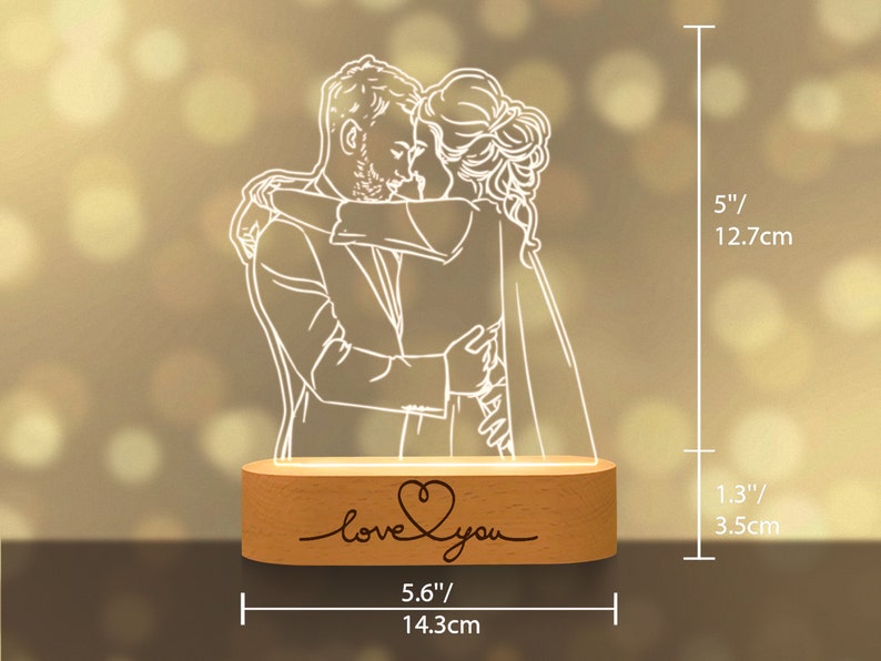 Personalized LED Acrylic Photo Frame (Your Memories in Light)