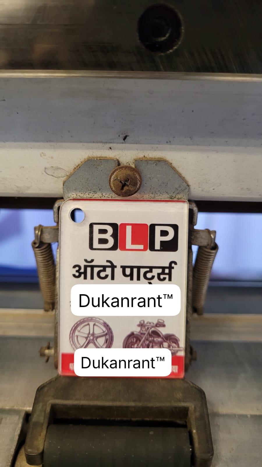 Personalized LED Acrylic Keychain Custom Name & Logo Light keychain