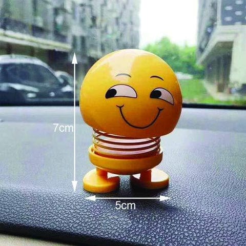Emoticon Figure Smiling Face Spring Doll  Shaking Head Bobble Toy