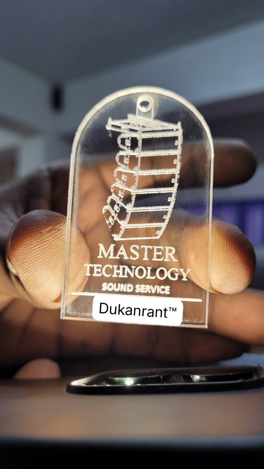 Personalized LED Acrylic Keychain Custom Name & Logo Light keychain