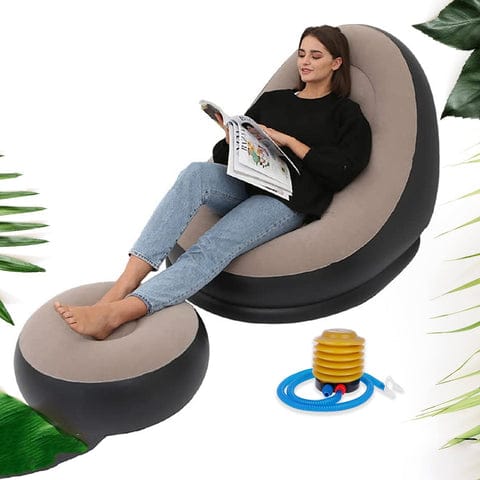 Premium Blow-Up Chaise Lounge  Indoor & Outdoor Relaxation
