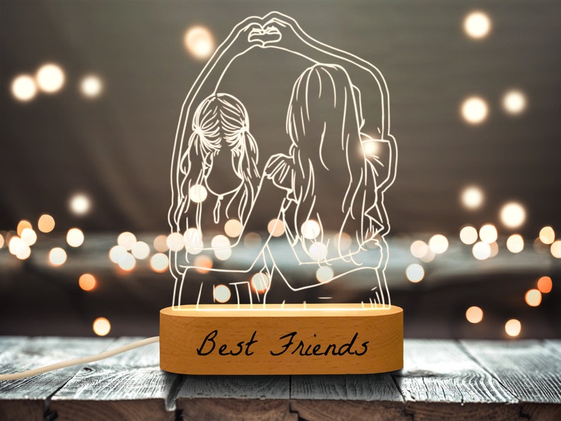 Personalized LED Acrylic Photo Frame (Your Memories in Light)